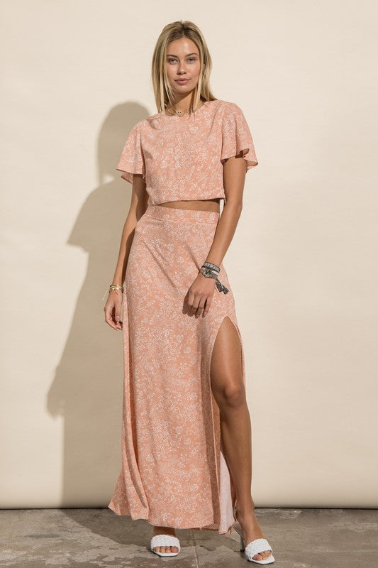 Apricot Sands Paisley Set