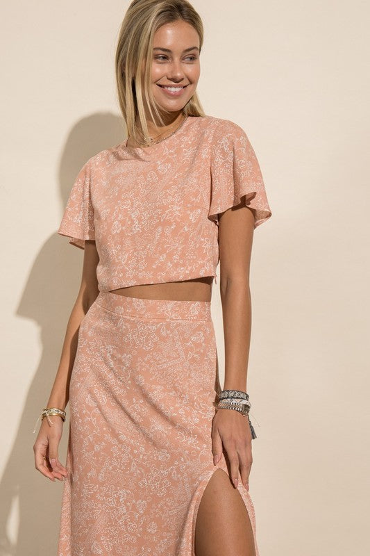 Apricot Sands Paisley Set