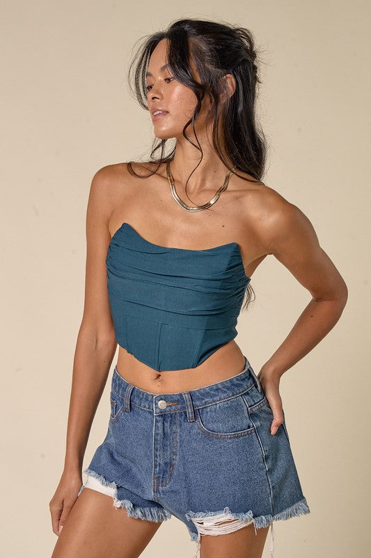 Tinsley Cropped Corset Top