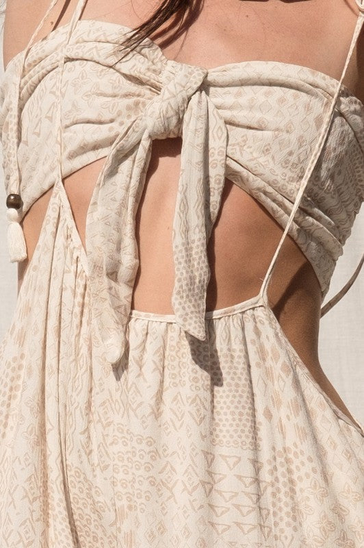 Cream Aztec Beach Babe Set