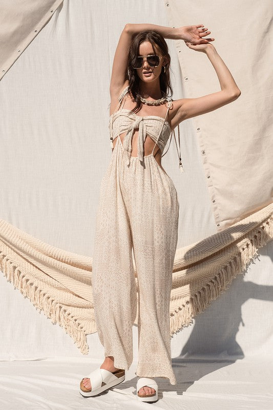Cream Aztec Beach Babe Set