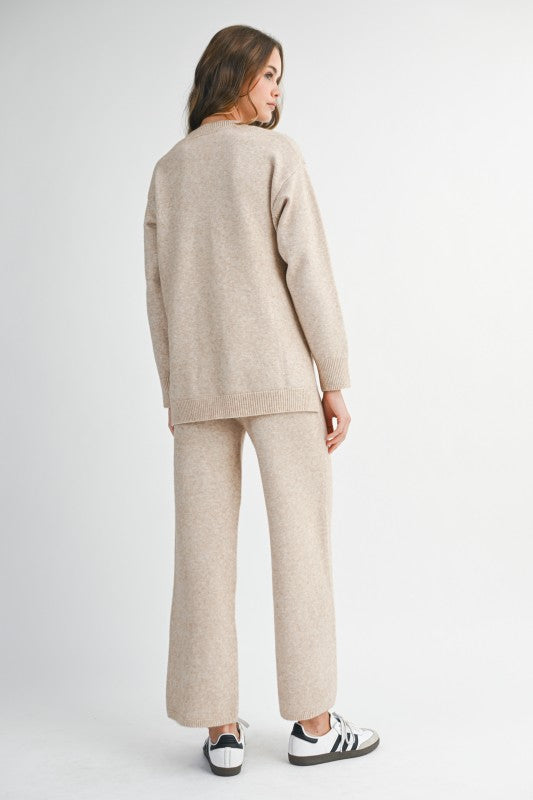 Oat Thick Knit Lounge Set