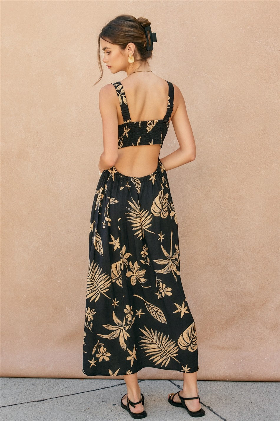 Coconut Kiss Knotted Midi Dress