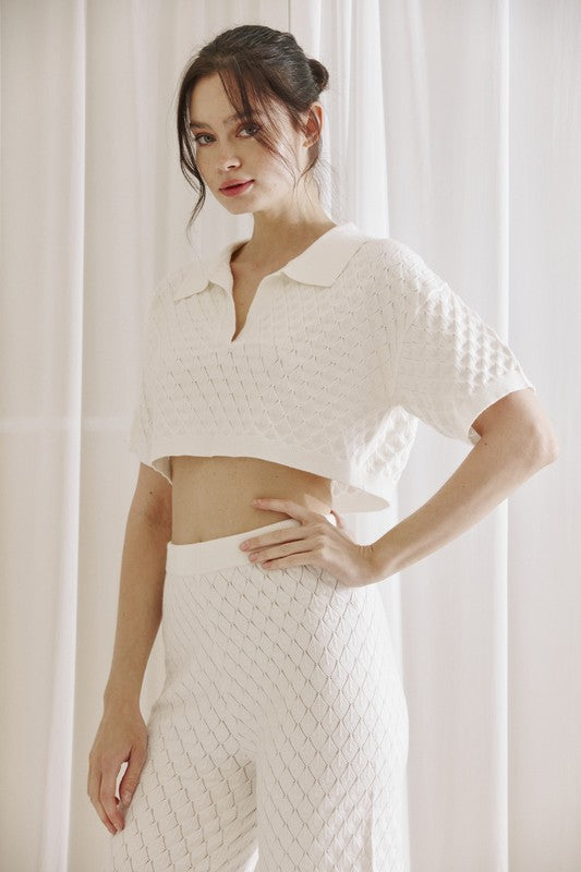 White Giselle Pant Set