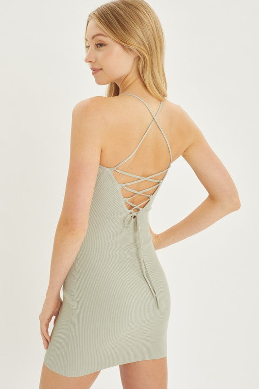 Kenzi Halter OpenBack Mini Dress