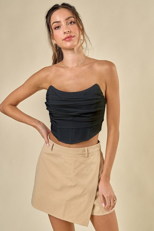 Tinsley Cropped Corset Top