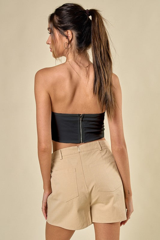 Tinsley Cropped Corset Top