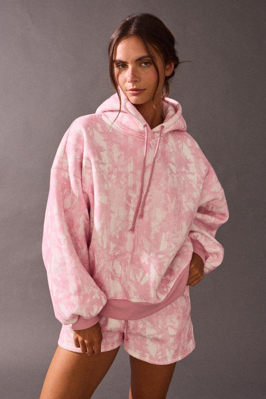 Pink Woodland Camo Short Set