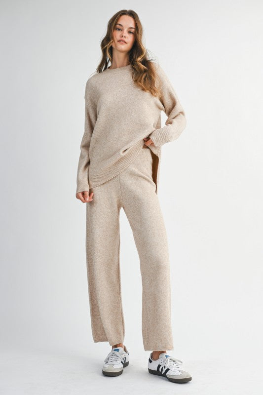 Oat Thick Knit Lounge Set
