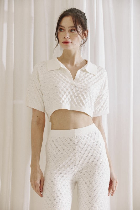 White Giselle Pant Set